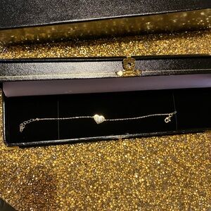 NIB BARSKY PHILADELPHIA JEWELERS 14k HEART BRACELET